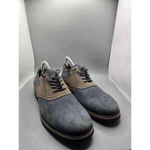 GBH & Co. Carson Men's Blue Suede Saddle Shoes - Size 9.5 D